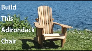 easy plans for adirondack chairs