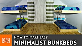 easy to build bunk bed plans