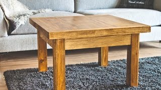 easy wood coffee table plans
