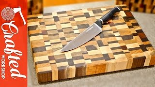 end grain cutting board design
