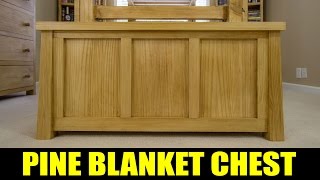 fine woodworking blanket chest