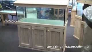 fish tank cabinet white