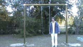 free simple wooden swing set plans