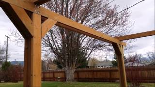 free standing shade structure plans