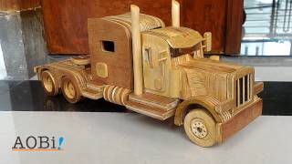 free wooden toy semi truck plans