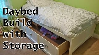 full size daybed with storage