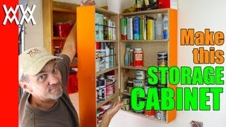 garage storage cabinet woodworking plans