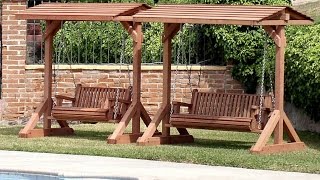 garden swing bench plans
