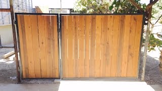 gate designs wood and steel