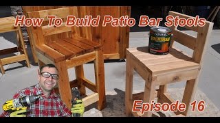 how to build a bar stool from scratch