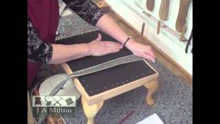 how to build a footstool