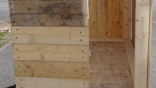 how to build a hen house from pallets