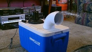 how to build a ice chest air conditioner