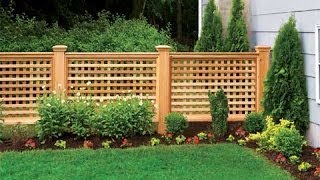 how to build a lattice privacy fence