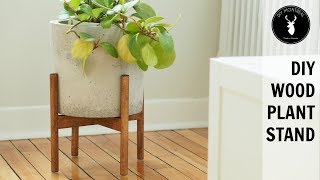 how to build a plant stand out of wood