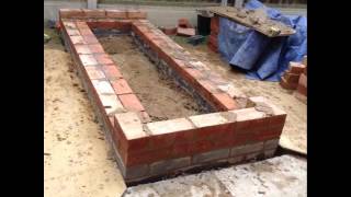 how to build a planter box with bricks