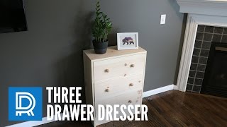 how to build a simple chest of drawers