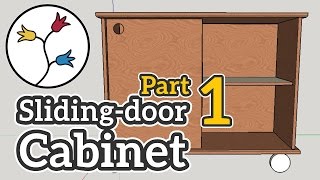 how to build a storage cabinet with sliding doors