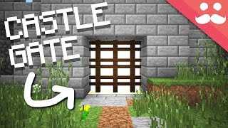 how to build a wooden gate minecraft