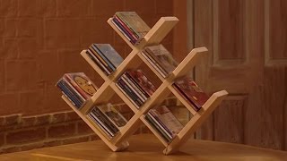 how to make a cd rack out of wood