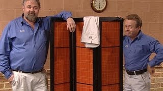 how to make a folding room divider screen