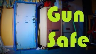 how to make a gun cabinet door