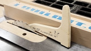 how to make a table saw push stick
