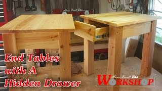 how to make cedar end tables