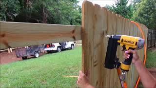how to make fence panels
