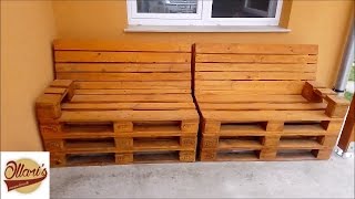how to make lawn furniture out of pallets