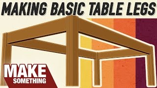 how to make wooden furniture legs