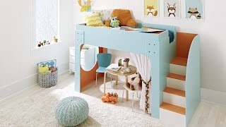 kids loft bed plans with stairs