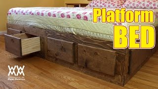 king bed plans woodworking