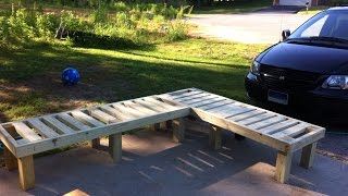 l shaped deck bench plans
