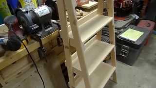 ladder shelf plans free