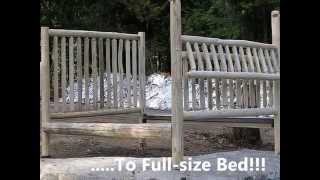 log crib furniture