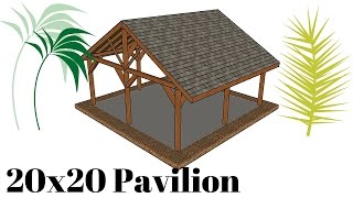 log picnic shelter plans