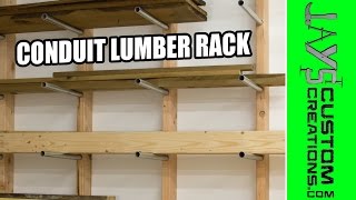 lumber storage shelves