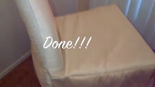 make dining room chair covers
