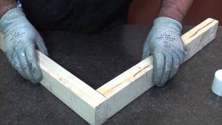 making a wooden box frame