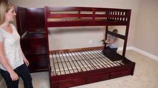 mission twin bed plans