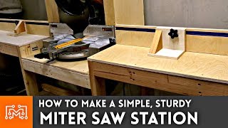 miter saw station plans or photos