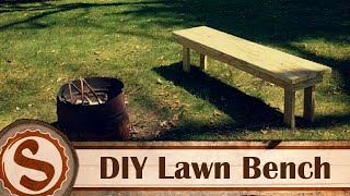 outdoor bench plans free