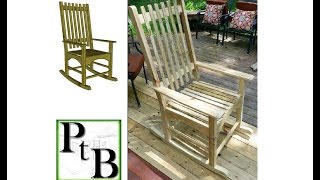 outdoor rocking chair plans