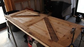 plans for building a barn door
