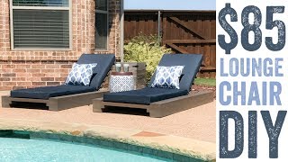 pool lounge chair plans