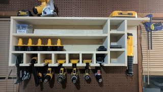 power tool storage rack