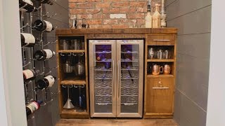 refrigerated wine rack