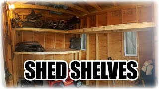 shelving plans for shed