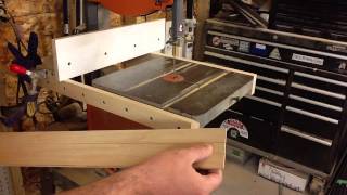 shop made band saw rip fence